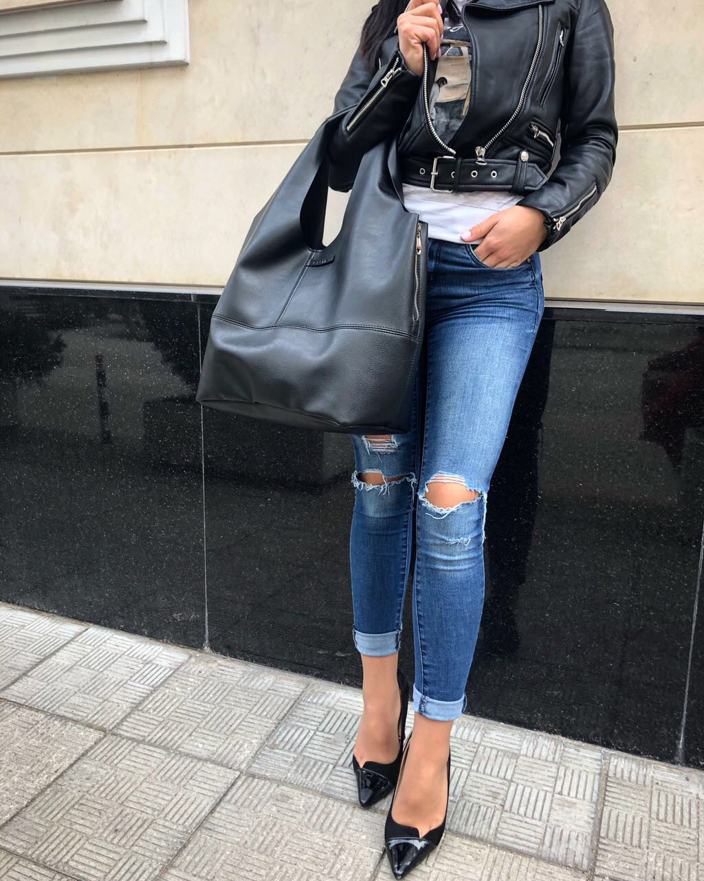 Aurora-чанта в черно