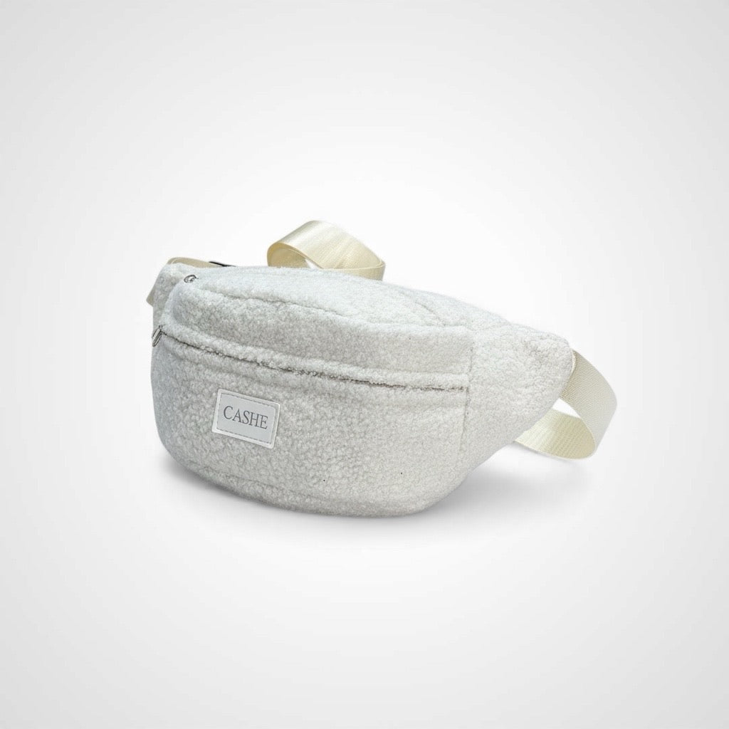 KARI чанта от бял каракул