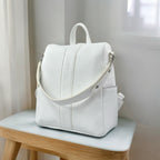 ZOE white -дамска раница в бяло