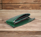 Дамски портфейл в зелено