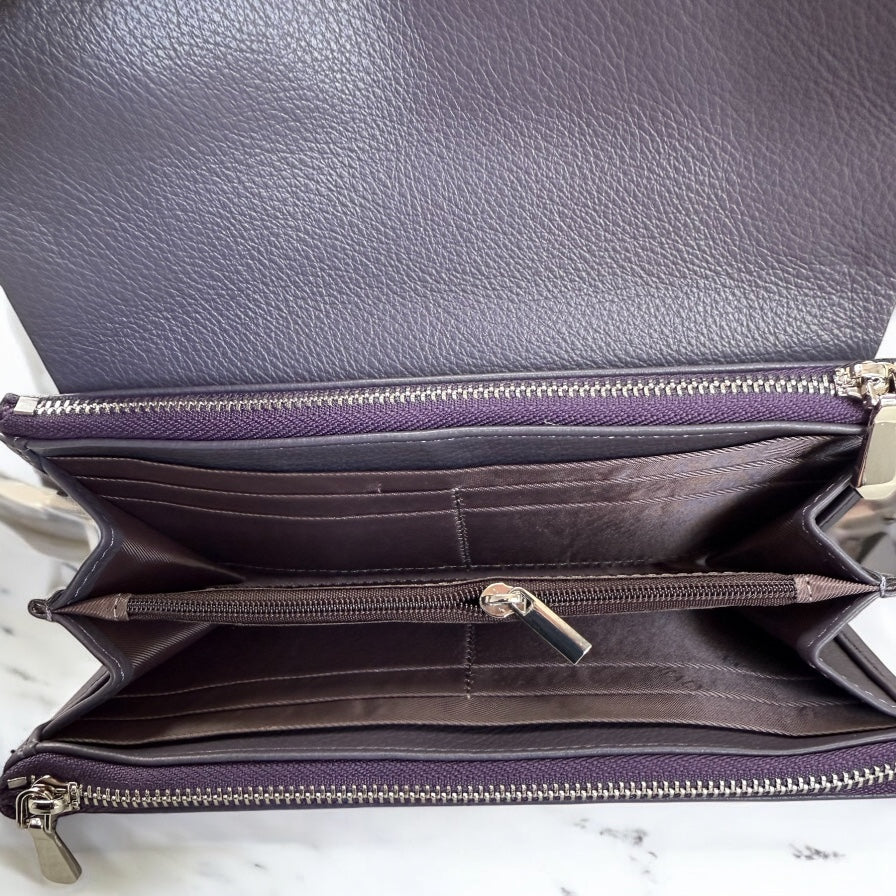 Дамско портмоне в лилаво