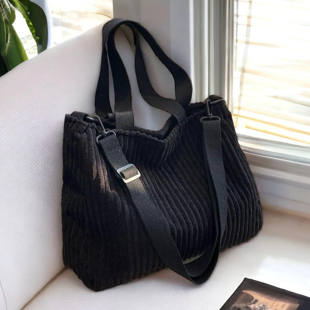 ADI дамска чанта от едро кадифе