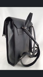 Дамска раница с дантела в черен цвят